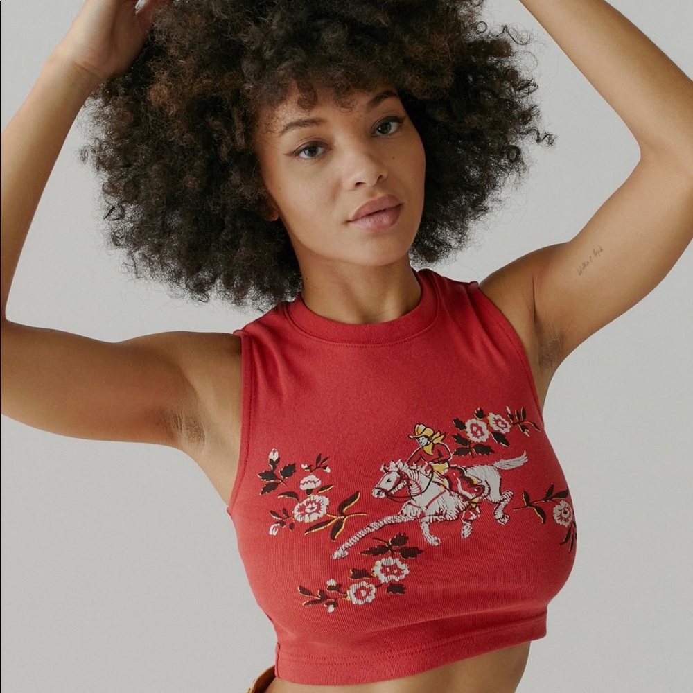 Urban Outfitters Devon Cowgirl Cut Out Tank